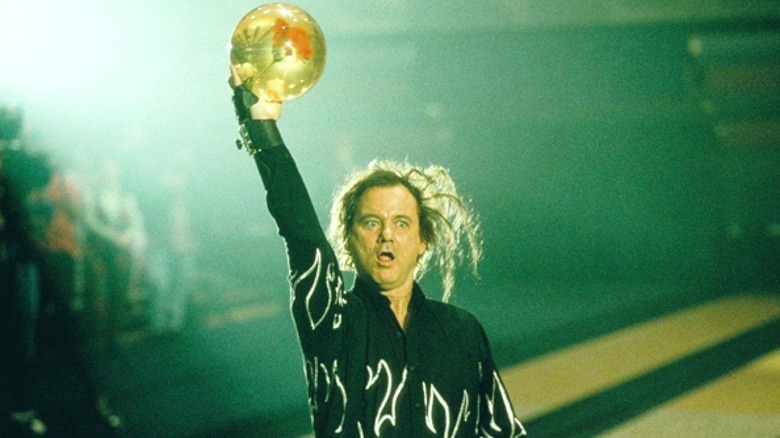 Ernie "Big Ern" McCracken holding ball