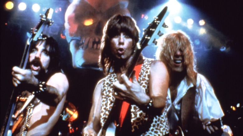 Spinal Tap performing on stage