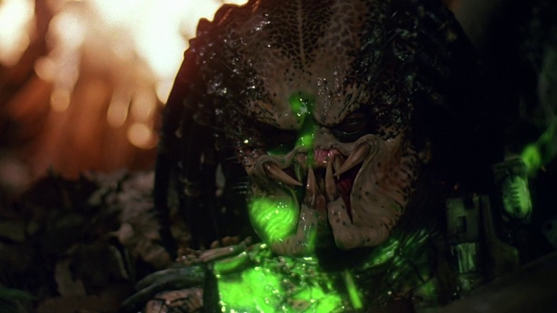 Still of the Predator from the original 1987 movie.