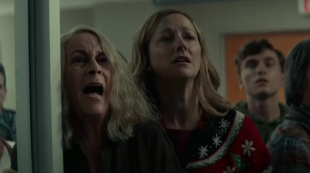 Jamie Lee Curtis and Judy Greer in Halloween Kills