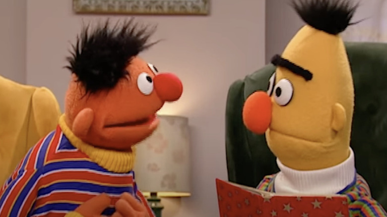 Bert and Ernie on Sesame Street