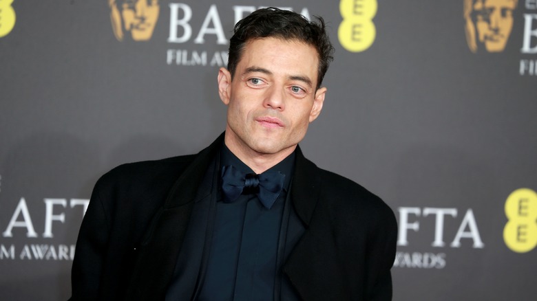 Rami Malek posing