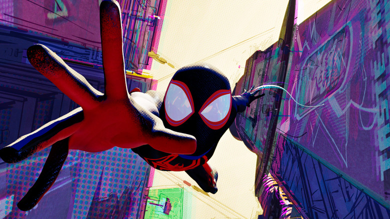 Miles Morales reaching out