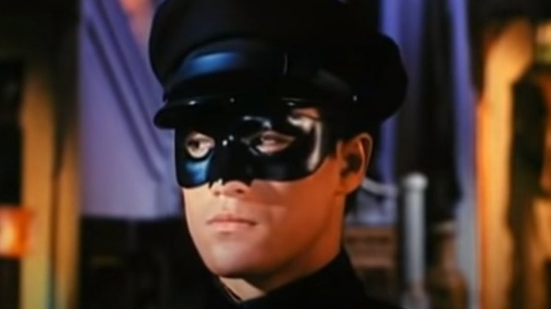 Bruce Lee wearing mask