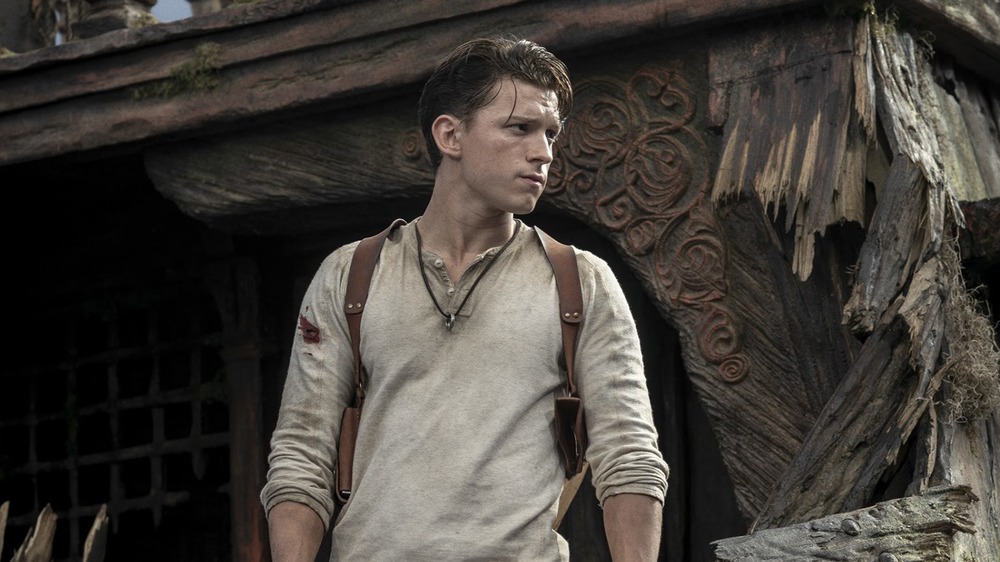 Tom Holland as Nathan Drake in the upcoming film Uncharted