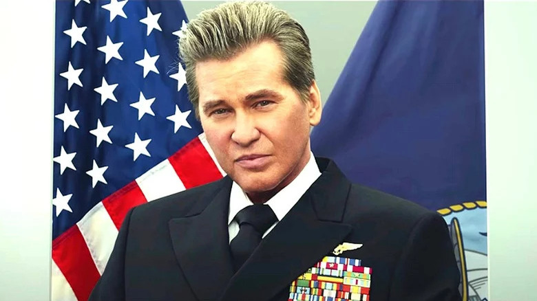 Iceman portrait in Top Gun: Maverick