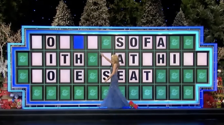 Vanna White on Wheel of Fortune