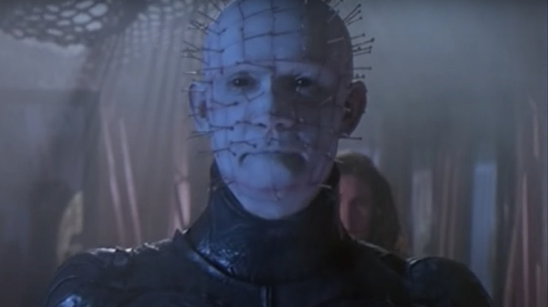 Pinhead with black eyes