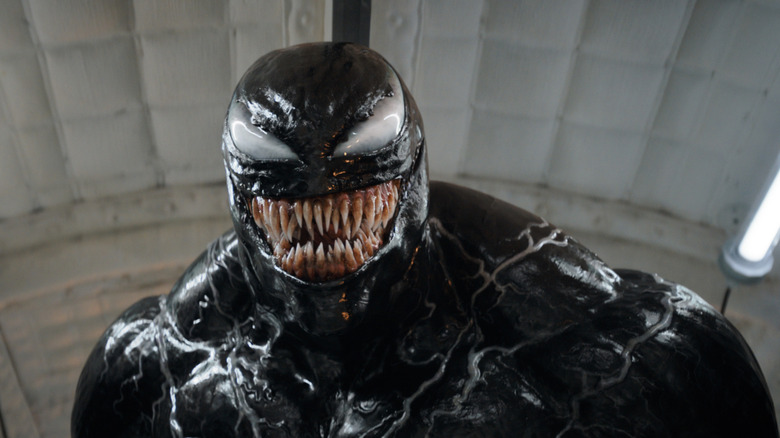 Venom looking menacing