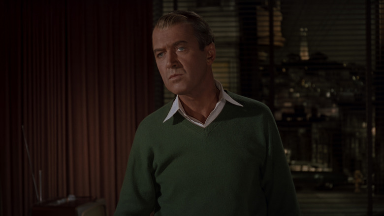 John "Scottie" Ferguson green sweater