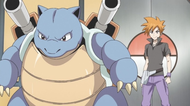 Gary with Blastoise, Pokémon Generations