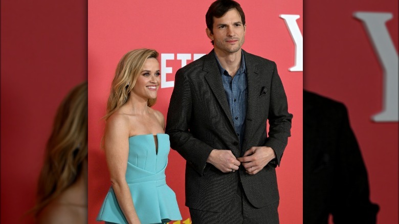 Ashton Kutcher and Reese Witherspoon on the red carpet