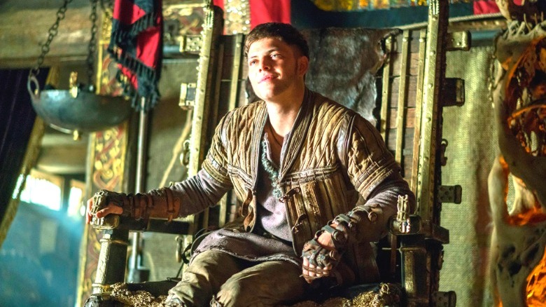 Ivar sitting on his throne