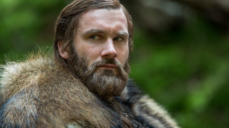 Rollo wearing fur cloak