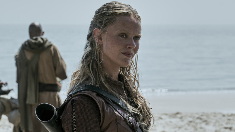 Frida Gustavsson as Freydis Eriksdotter in Vikings: Valhalla