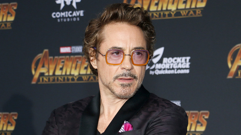 Robert Downey Jr. looking off camera