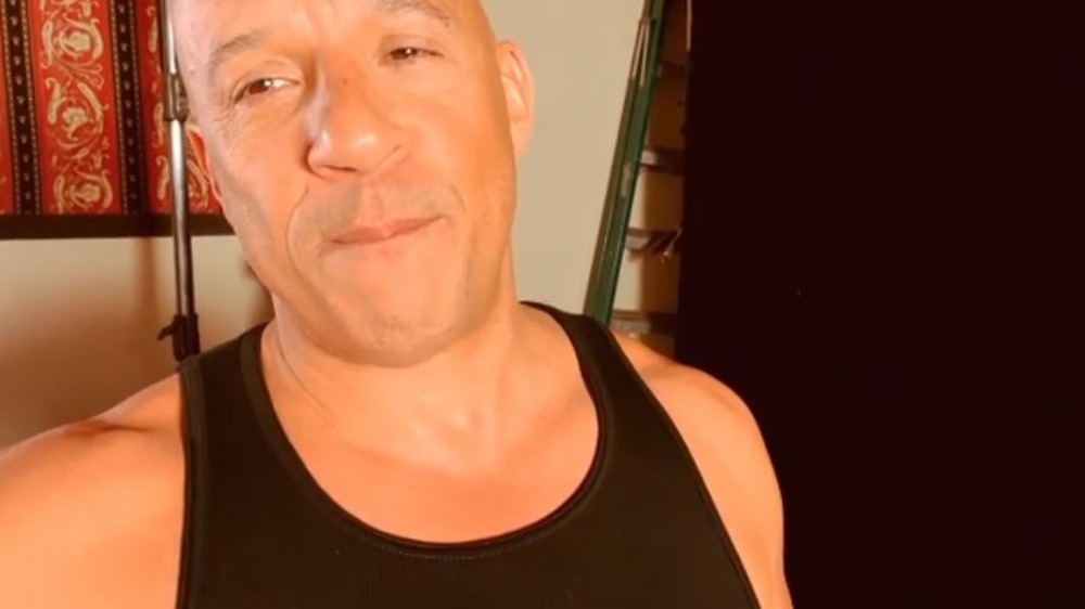 Vin Diesel in a tank top