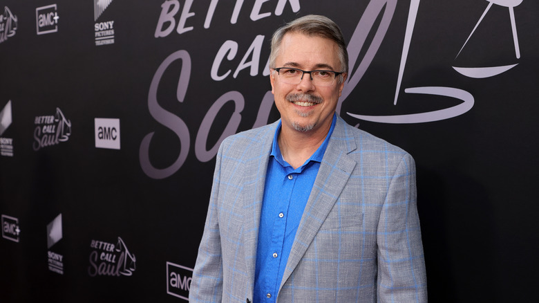 Vince Gilligan smiling at Better Call Saul event