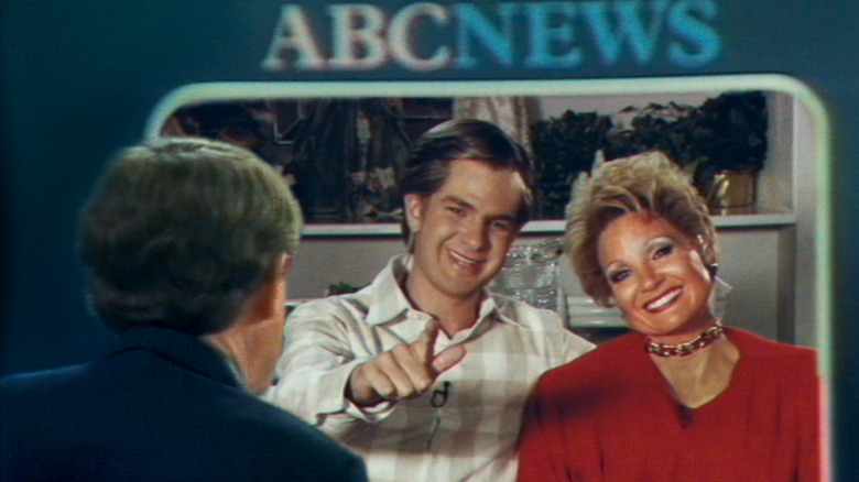 Jim Bakker Tammy Faye Bakker Jessica Chastain Andrew Garfield ABC News The Eyes of Tammy Faye