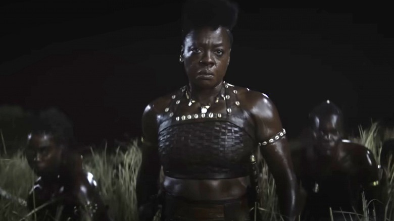 Viola Davis as Nanisca in The Woman King