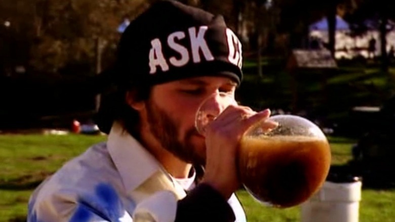 Rabb Himself drinking his moonshine