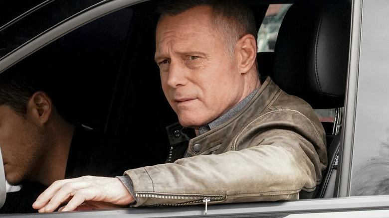 Hank Voight in driver's seat