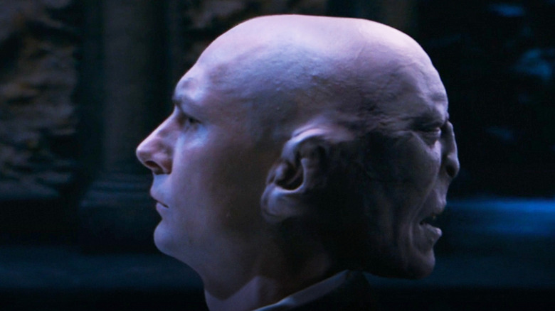 Voldemort in Professor Quirrell's head