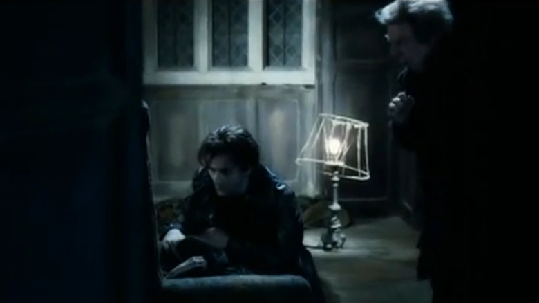 Barty Crouch Jr. and Wormtail in Riddle house