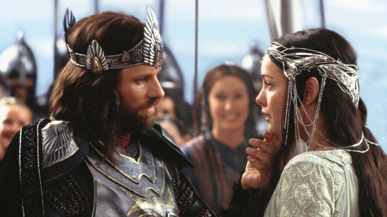 Aragorn and Arwen unite