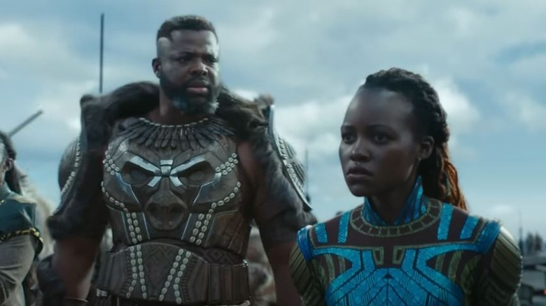 M'Baku talking to Nakia