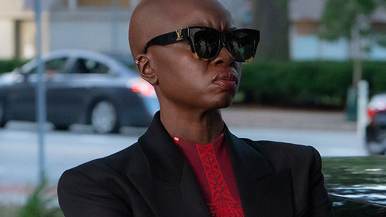 Wakanda Forever Okoye Sunglasses Serious