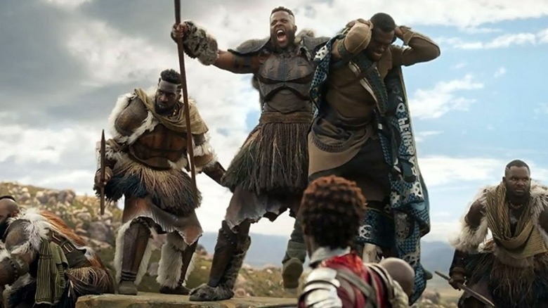 M'Baku yelling