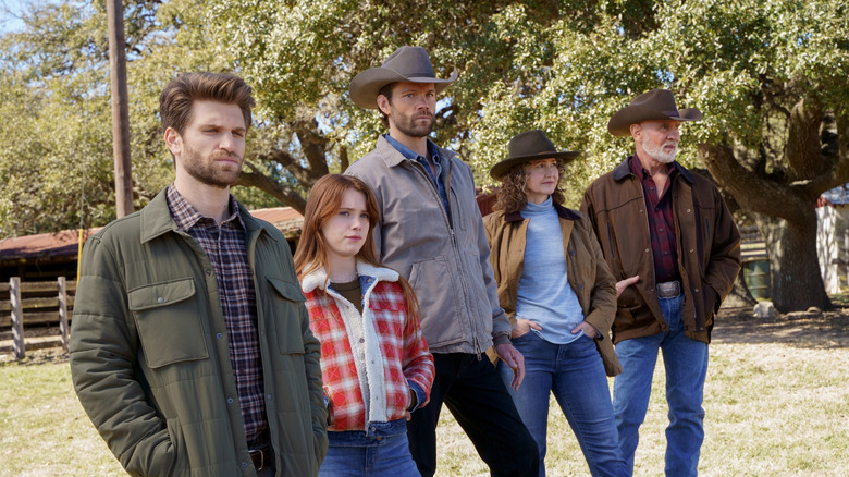 Walker family at ranch