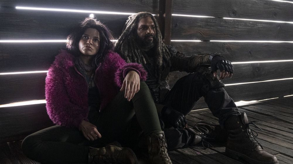 Paola Lázaro as Juanita 'Princess' Sanchez, Khary Payton as Ezekiel - The Walking Dead _ Season 10, Episode 20