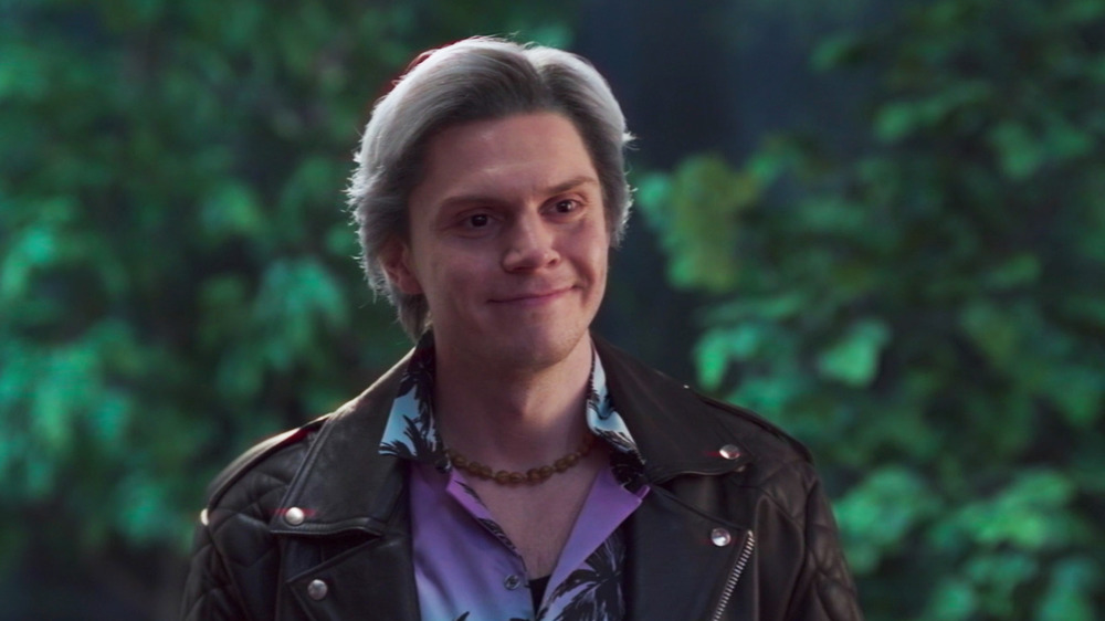 Evan Peters Pietro/Quicksilver smiling WandaVision