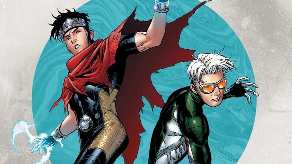 Wiccan and Speed in the Young Avengers