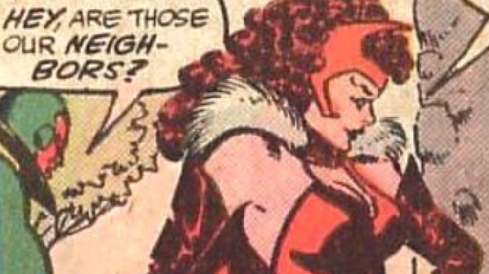 Scarlett Wench and Vizzion in the pages of Marvel's What the--?!