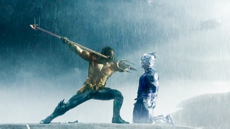 Aquaman fighting King Orm