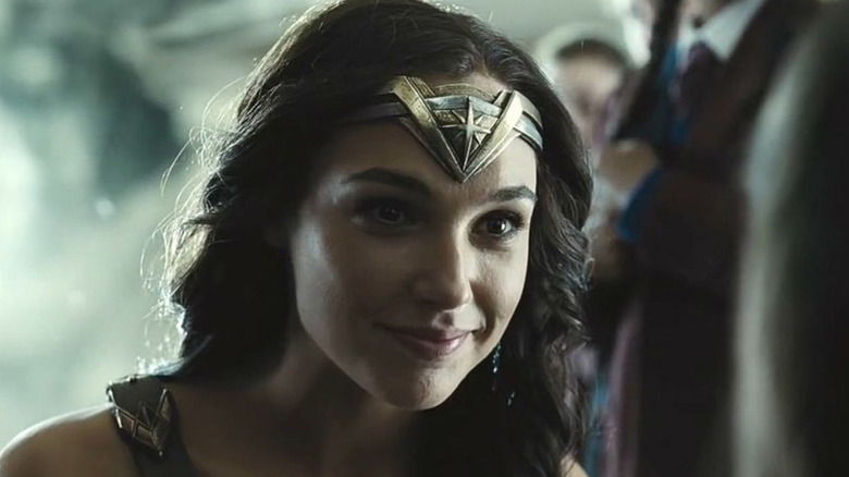 Wonder Woman smiling