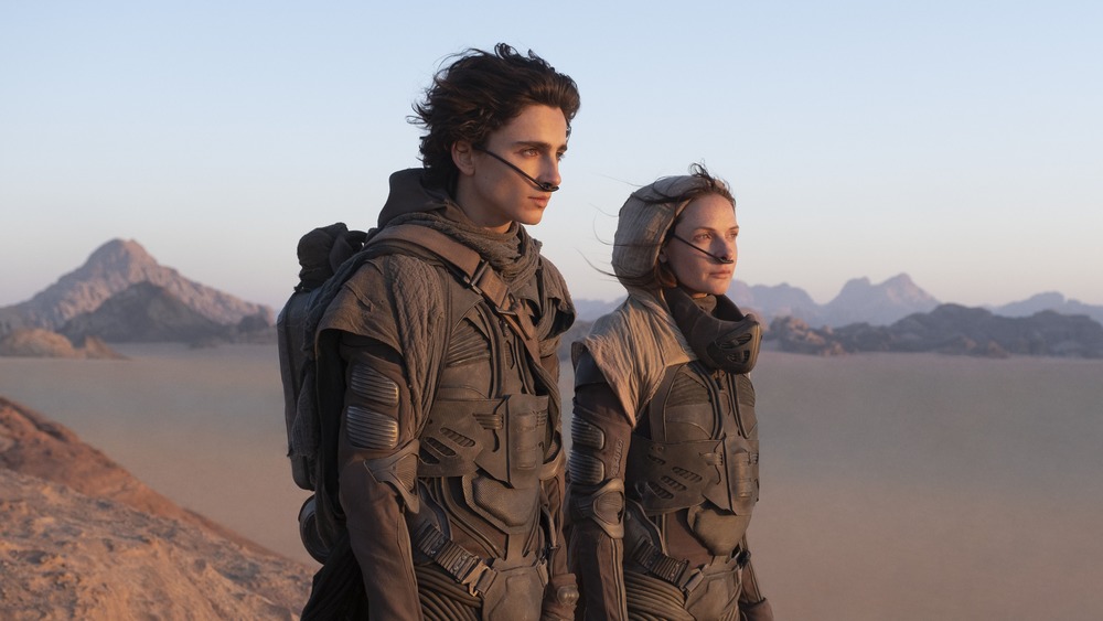 Timothée Chalamet and Rebecca Ferguson in Dune