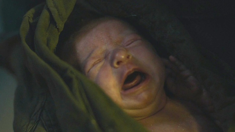 Baby Ellie crying