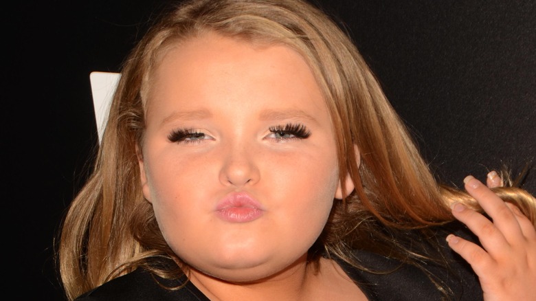 Honey Boo Boo making duck face