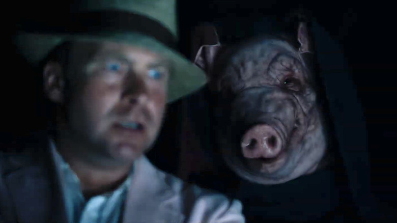 Detective Boswick and frightening swine