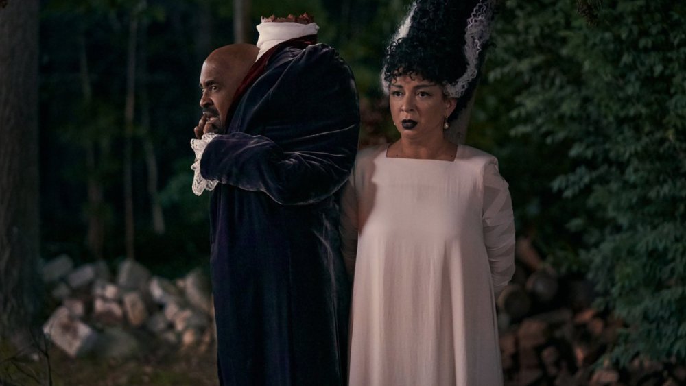 Tim Meadows and Maya Rudolph in Hubie Halloween