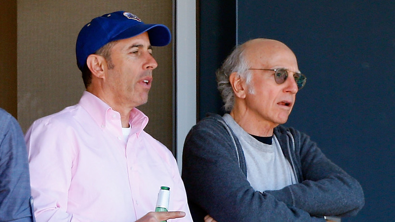 Jerry Seinfeld and Larry David