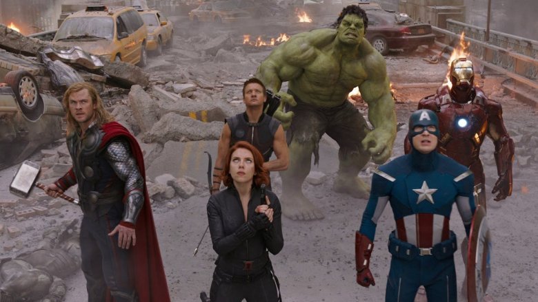 Scene from The Avengers