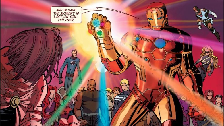 Iron Man with Infinity Gauntlet