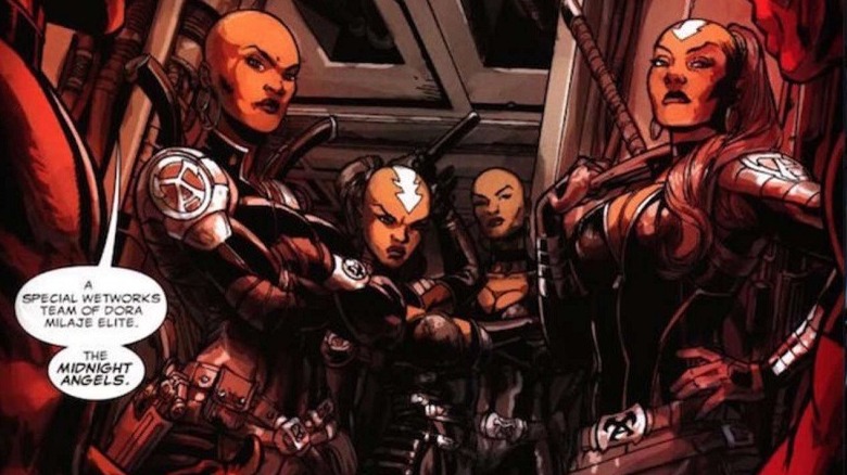 The Dora Milaje Midnight Angels