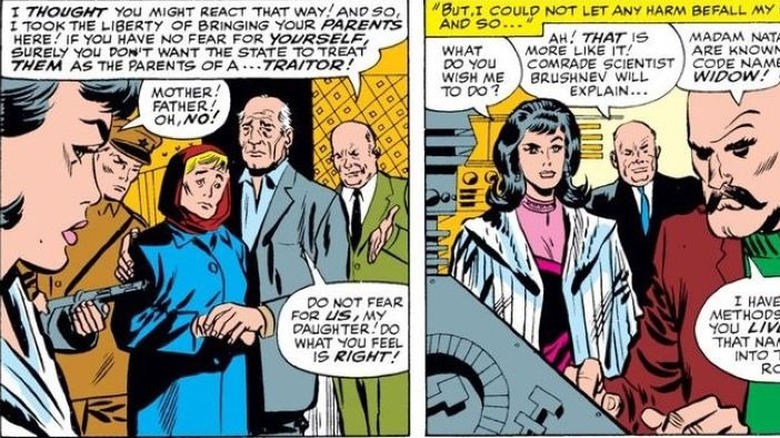 Black Widow's parents in Marvel Comics