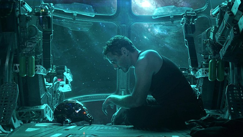 Tony Stark stranded in space